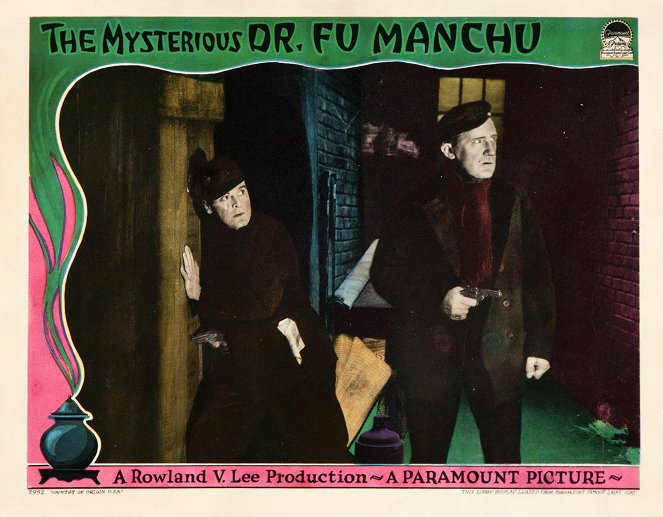 The Mysterious Dr. Fu Manchu - Cartes de lobby