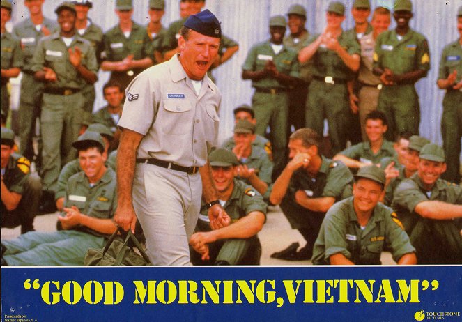 Bom Dia, Vietname - Cartões lobby - Robin Williams