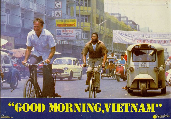 Good Morning, Vietnam - Lobby karty - Robin Williams, Forest Whitaker