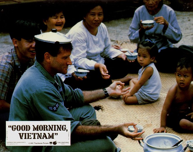 Good Morning, Vietnam - Lobbykarten - Tung Thanh Tran, Robin Williams