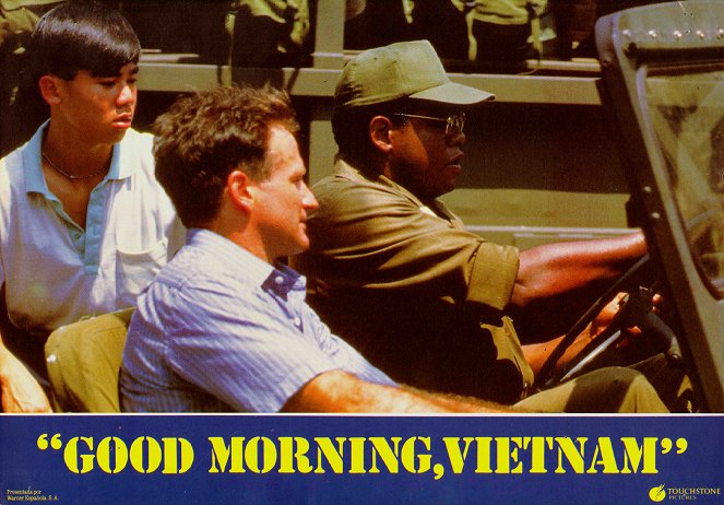 Good Morning, Vietnam - Lobbykaarten - Tung Thanh Tran, Robin Williams, Forest Whitaker