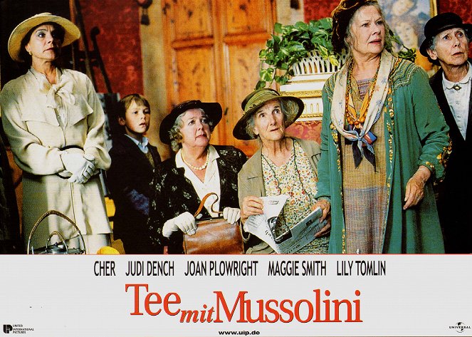 Tee mit Mussolini - Lobbykarten - Charlie Lucas, Judi Dench