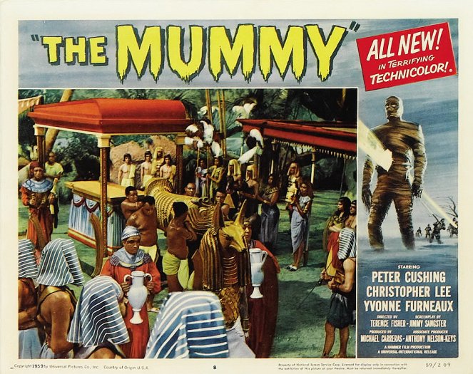 The Mummy - Lobby Cards - Christopher Lee