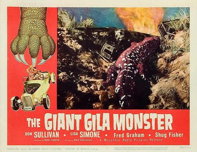Gila le monstre géant - Cartes de lobby