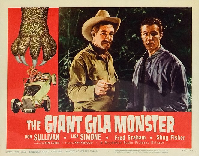 The Giant Gila Monster - Mainoskuvat