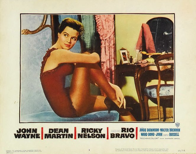 Rio Bravo - Lobby karty - Angie Dickinson
