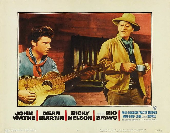 Rio Bravo - Lobbykarten - Ricky Nelson, John Wayne