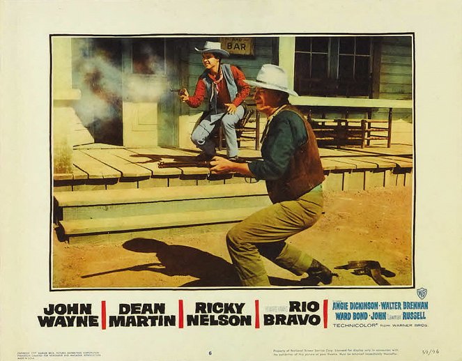Rio Bravo - Lobbykarten - Ricky Nelson, John Wayne