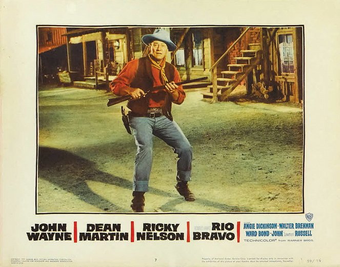 Rio Bravo - Lobbykarten - John Wayne
