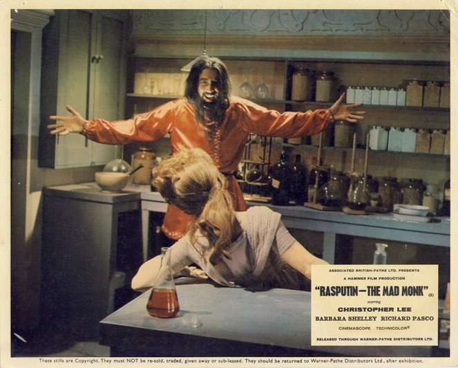 Rasputin: The Mad Monk - Lobbykarten - Christopher Lee