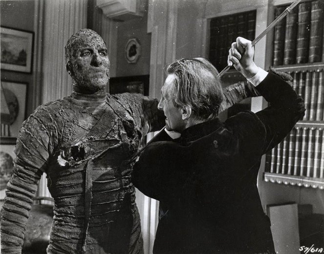 The Mummy - Filmfotók - Christopher Lee, Peter Cushing