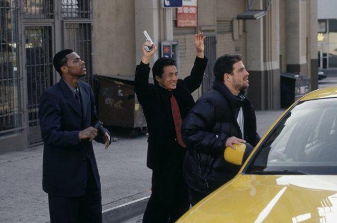 Rush Hour - Van de set - Chris Tucker, Jackie Chan, Brett Ratner