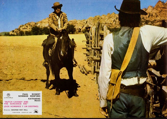 Zwei Banditen - Lobbykarten - Paul Newman