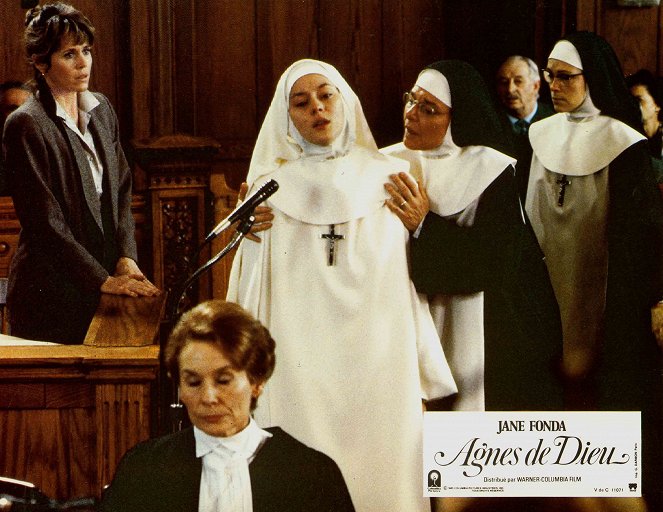 Agnes - Engel im Feuer - Lobbykarten - Jane Fonda, Meg Tilly, Anne Bancroft