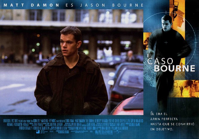 Tożsamość Bourne'a - Lobby karty - Matt Damon