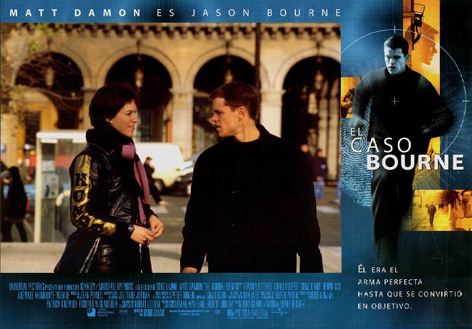 Die Bourne Identität - Lobbykarten - Franka Potente, Matt Damon