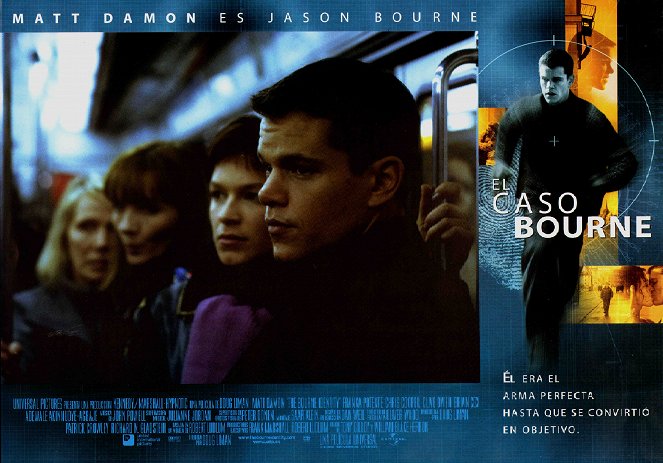 Tożsamość Bourne'a - Lobby karty - Franka Potente, Matt Damon