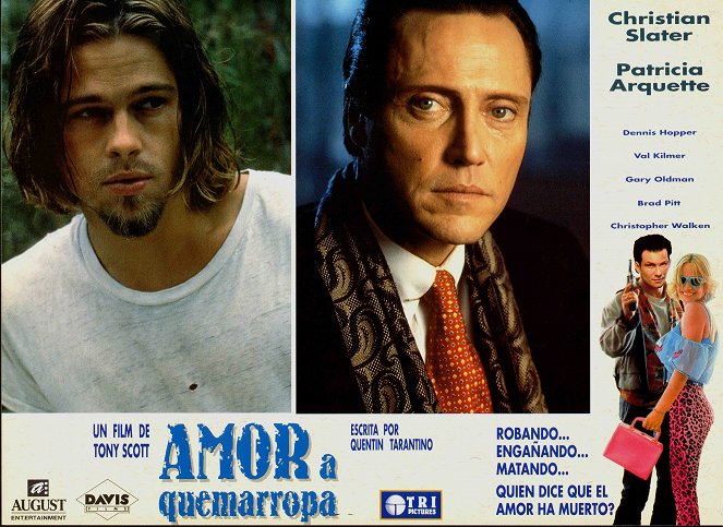 True Romance - Lobbykaarten - Brad Pitt, Christopher Walken
