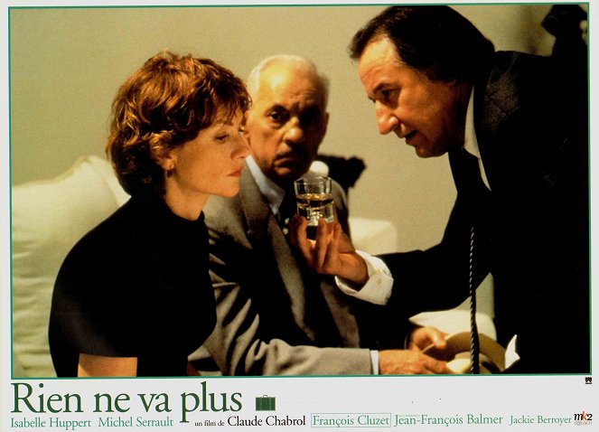 The Swindle - Lobby Cards - Isabelle Huppert, Michel Serrault, Jean-François Balmer