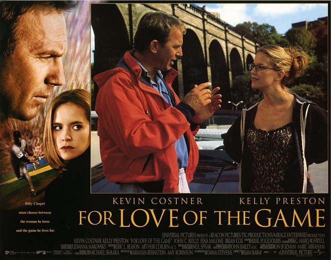 For Love of the Game - Lobby Cards - Kevin Costner, Kelly Preston
