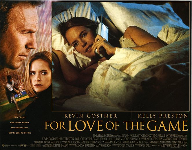 For Love of the Game - Lobby Cards - Kelly Preston