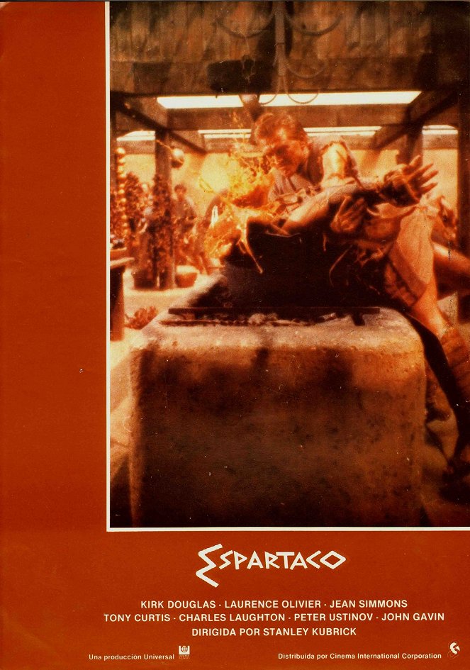 Spartacus - Cartões lobby - Kirk Douglas