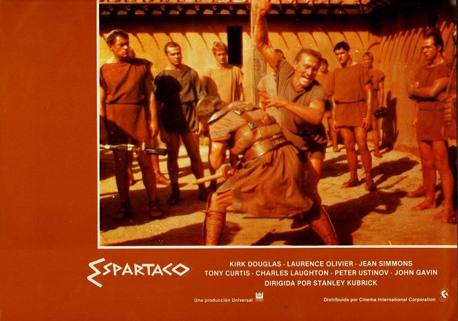 Spartacus - Lobbykarten - Kirk Douglas, John Ireland