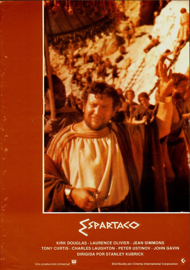 Spartacus - Lobbykarten - Peter Ustinov