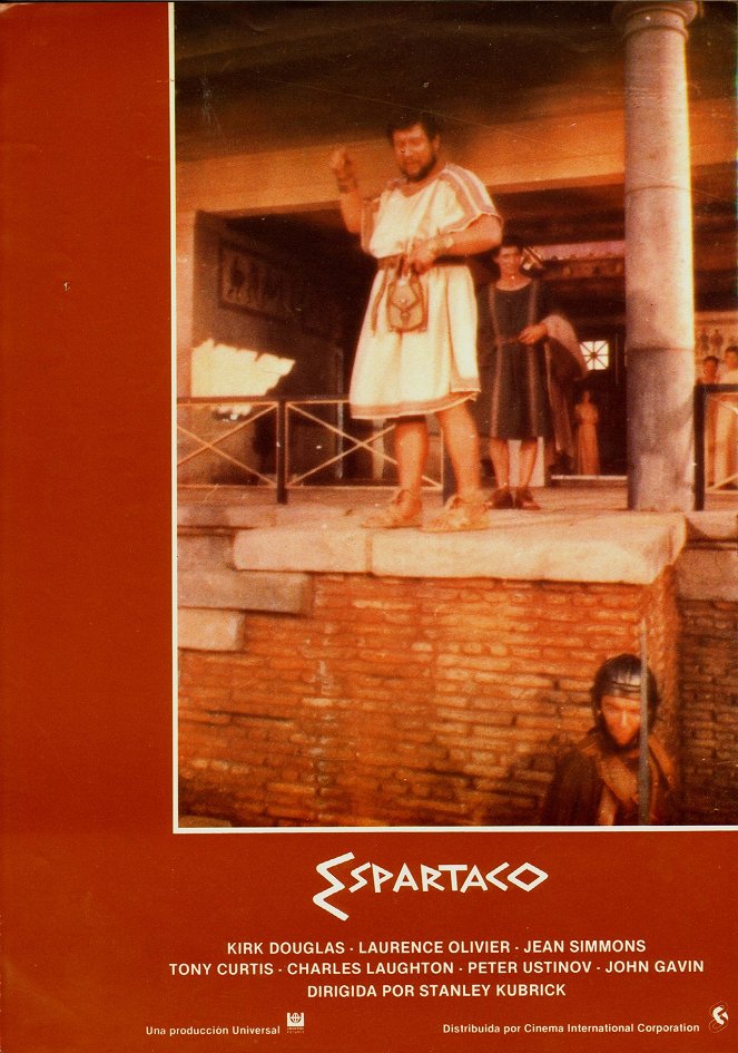 Spartacus - Lobbykarten - Peter Ustinov