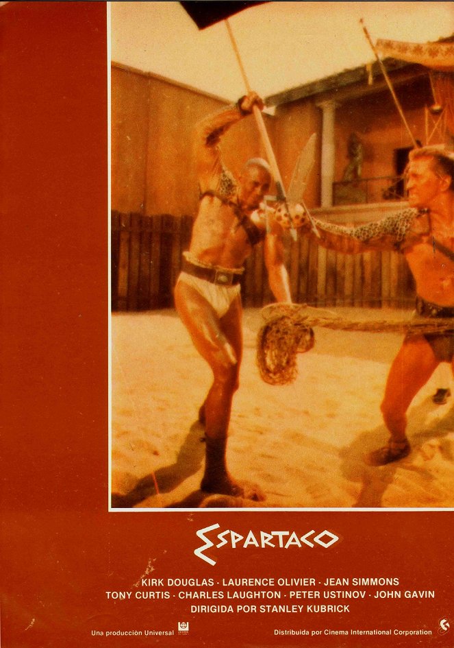 Spartacus - Lobbykaarten - Kirk Douglas, Woody Strode