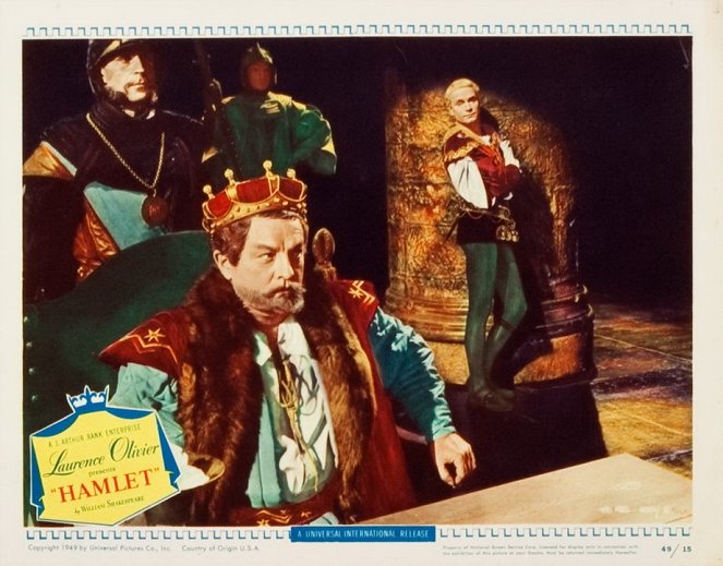 Hamlet - Lobby karty - Basil Sydney, Laurence Olivier