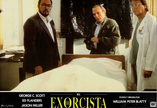 Der Exorzist III - Lobbykarten - George DiCenzo, Don Gordon, Clifford David