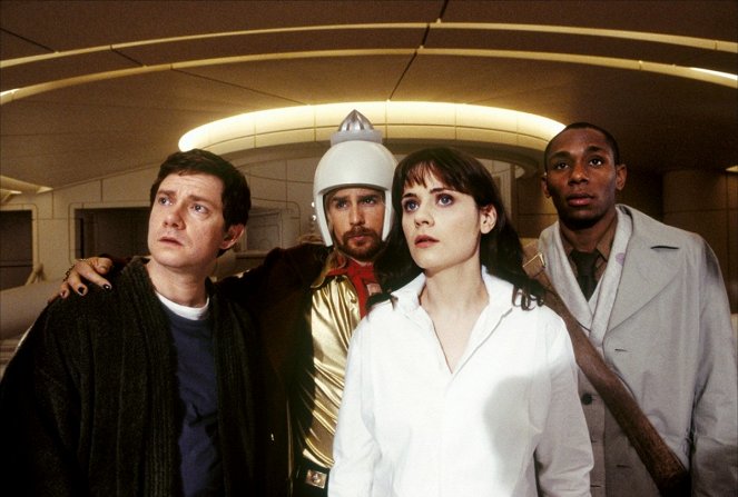 The Hitchhiker's Guide to the Galaxy - Van film - Martin Freeman, Sam Rockwell, Zooey Deschanel, Mos Def