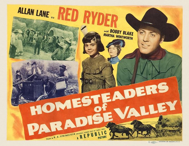 Homesteaders of Paradise Valley - Lobby Cards