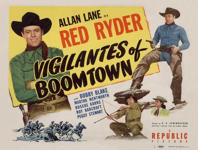 Vigilantes of Boomtown - Lobby Cards