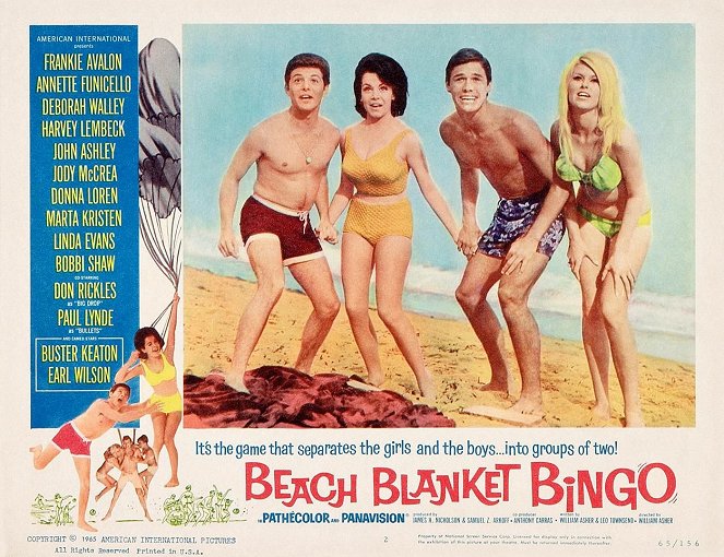 Beach Blanket Bingo - Lobby Cards