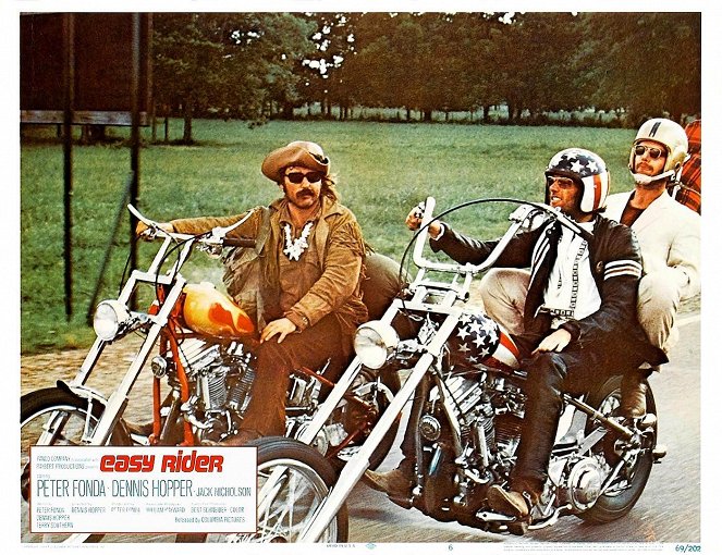 Easy Rider - Cartões lobby - Dennis Hopper, Peter Fonda, Jack Nicholson