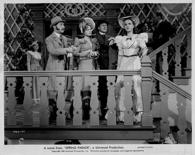 Spring Parade - Lobby karty - Franklin Pangborn, Anne Gwynne, Deanna Durbin