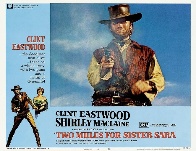 Two Mules for Sister Sara - Lobby Cards - Clint Eastwood