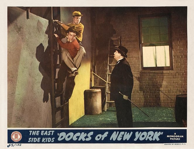 Docks of New York - Lobby karty - Leo Gorcey, Huntz Hall
