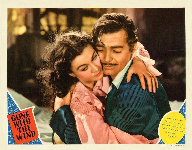 Gone with the Wind - Lobbykaarten - Vivien Leigh, Clark Gable