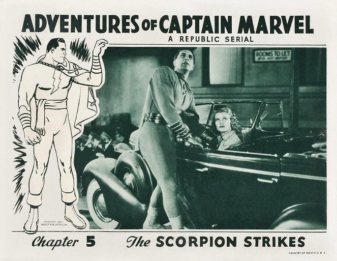 Adventures of Captain Marvel - Lobbykaarten
