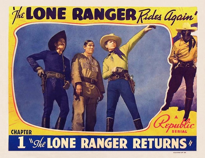 The Lone Ranger Rides Again - Lobbykarten