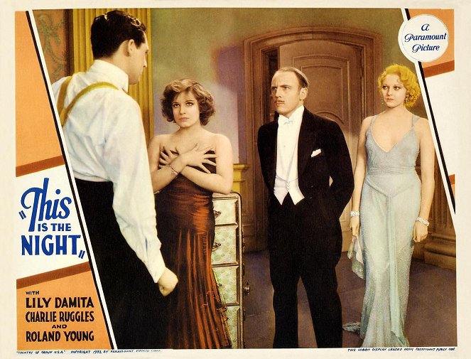This Is the Night - Lobby Cards