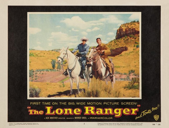 The Lone Ranger - Cartões lobby