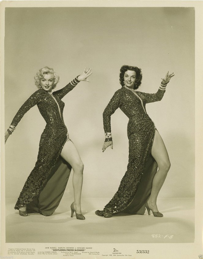 Los caballeros las prefieren rubias - Fotocromos - Marilyn Monroe, Jane Russell
