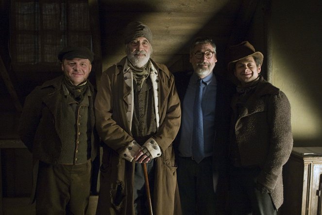 Burke and Hare - Del rodaje - Simon Pegg, John Landis, Christopher Lee, Andy Serkis