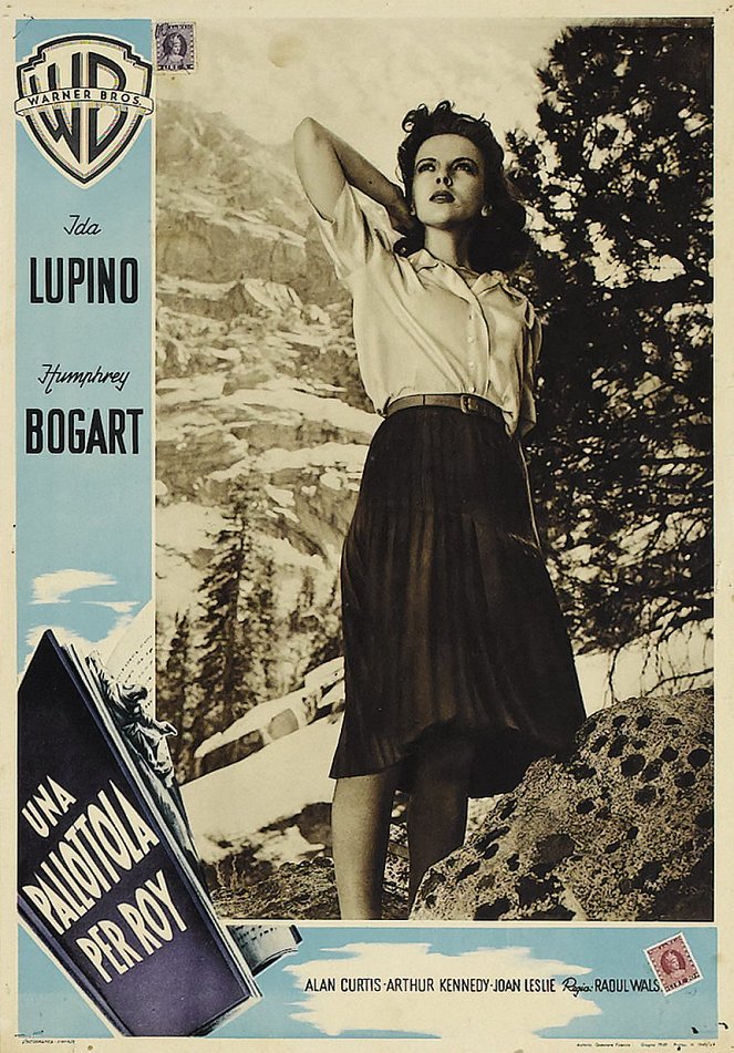 Entscheidung in der Sierra - Lobbykarten - Ida Lupino