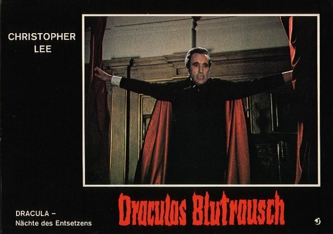 Scars of Dracula - Cartões lobby - Christopher Lee