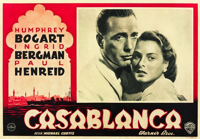 Casablanca - Fotocromos - Humphrey Bogart, Ingrid Bergman